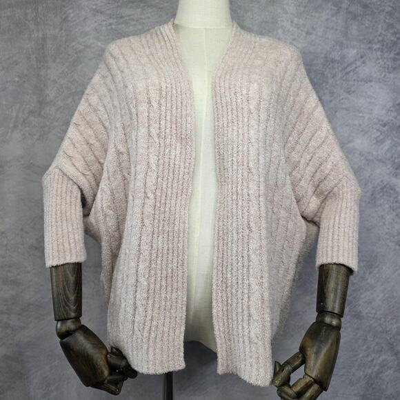 Barefoot Dreams Sweaters - Barefoot Dreams Sweater Womens XXS XS Pink CozyChic Lite Batwing Knit Cardigan